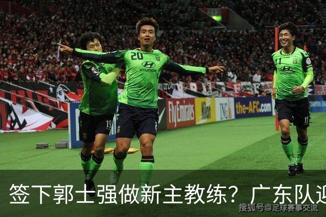 签下郭士强做新主教练？广东队迎来换帅机会，杜锋有望执教国家队